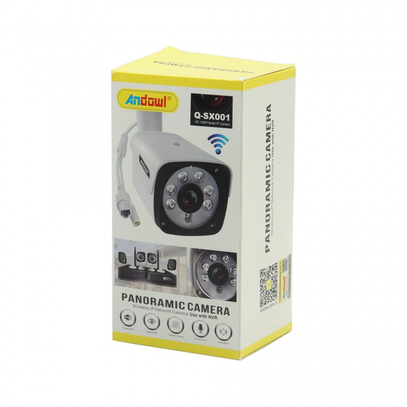 ΠΑΝΟΡΑΜΙΚΗ ΚΑΜΕΡΑ 1080Ρ ANDOWL Q-SX001 ΚΕΝΤΡΙΚΟ > ΑΣΦΑΛΕΙΑ > ΚΑΜΕΡΕΣ smart WiFi ΚΑΙ IP