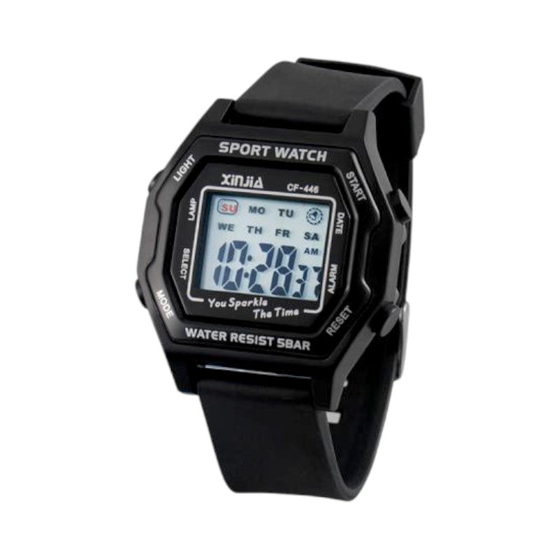 Ψηφιακό ρολόι χειρός - CF446 - 115163 - Black/Black