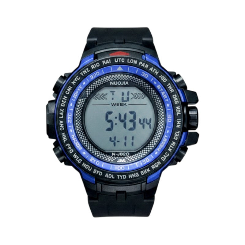 Ψηφιακό ρολόι χειρός - NJ820 - 115182 - Black/Blue
