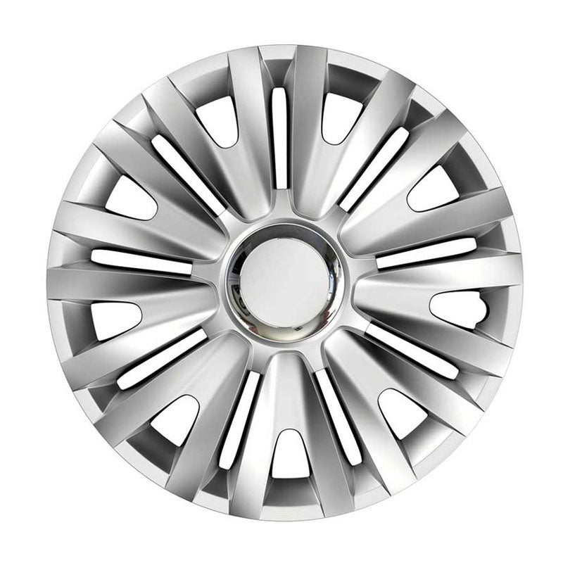 Versaco Σετ Τάσια Αυτοκινήτου 4τμχ 14" Ασημί - Wheel Covers
