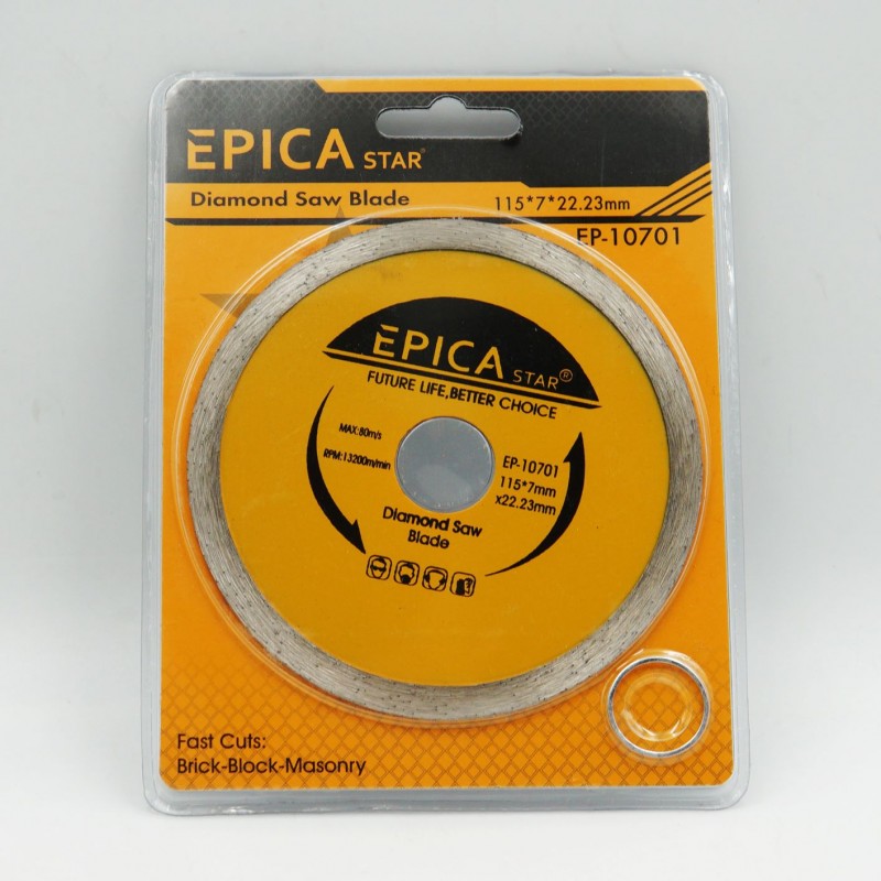 ΠΡΙΟΝΟΛΑΜΑ ΔΙΑΜΑΝΤΕ 115*7*22.23mm EPICA STAR EP-10701