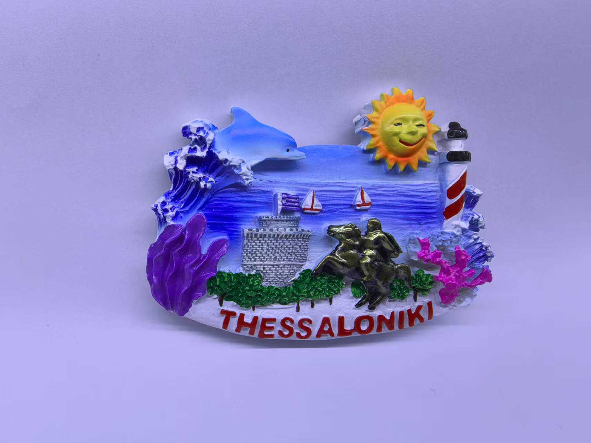 Τουριστικό μαγνητάκι Souvenir - Σετ 12pcs - Thessaloniki - 678435