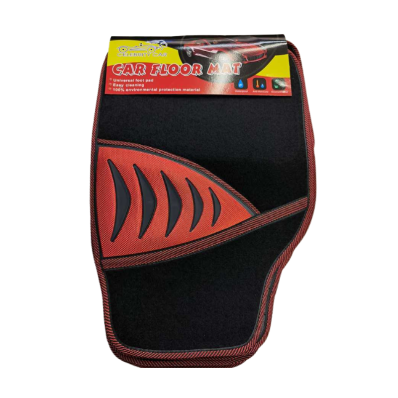 Πατάκια αυτοκινήτου - Celebrity Car - 102 - 4pcs - 122162 - Red