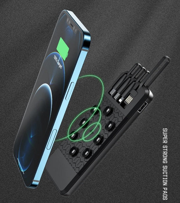 Powerbank 4in1 - Fast Charge - 10.000mah - X20 - 125200 - Black