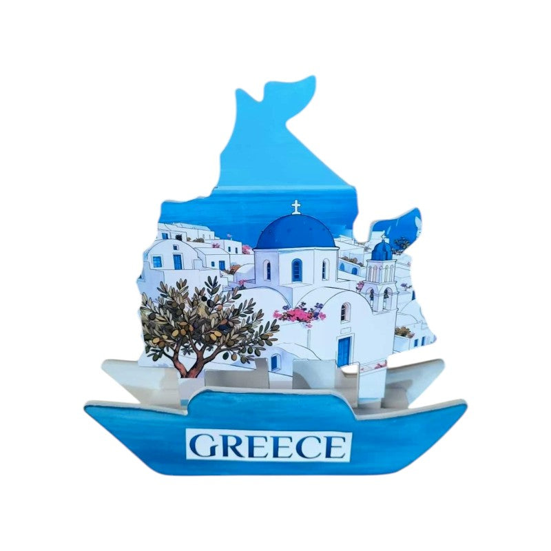 Διακοσμητικό Souvenir - Greece - Σετ 2 τεμάχια - LY2615 - 125547