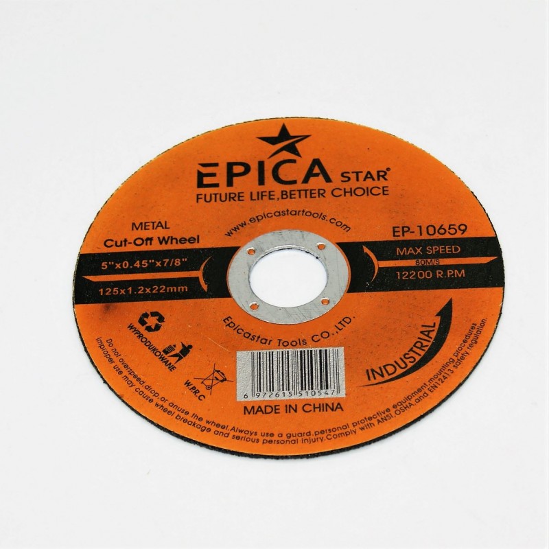 ΔΙΣΚΟΣ ΚΟΠΗΣ ΣΙΔΗΡΟΥ 125x1.2x22mm (25τμχ) EPICA EP-10659 ΕΡΓΑΛΕΙΑ > ΔΙΑΦΟΡΑ > ΤΡΟΧΟΙ & ΔΙΣΚΟΙ