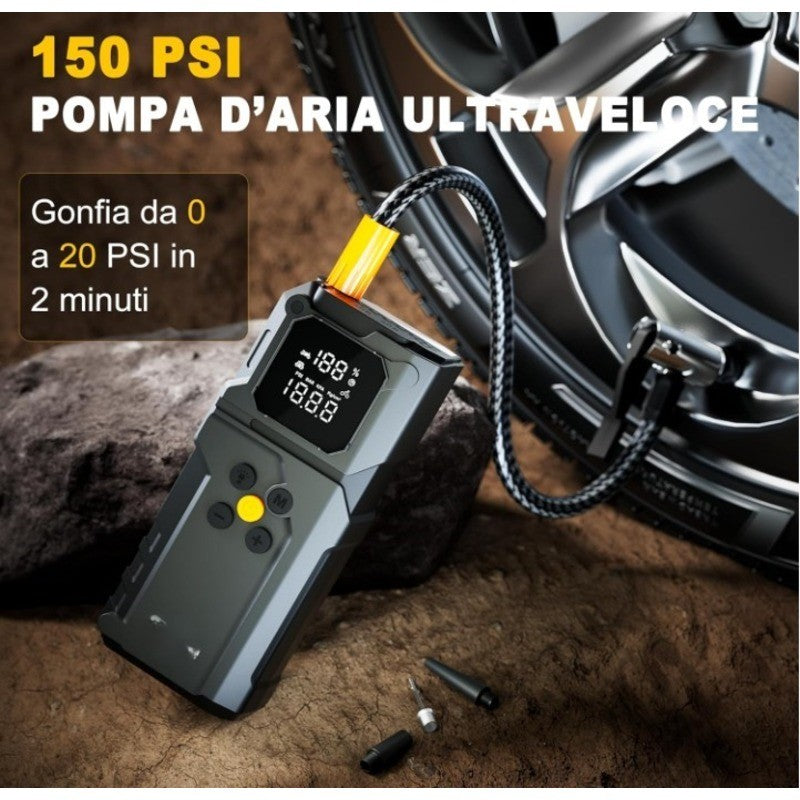ΦΟΡΗΤΟΣ ΕΚΚΙΝΗΤΗΣ ΜΠΑΤΑΡΙΑΣ ΑΥΤΟΚΙΝΗΤΟΥ 12V USB & ΤΡΟΜΠΑ HL-06996 AUTO/MOTO > ΑΞΕΣΟΥΑΡ AUTO/MOTO