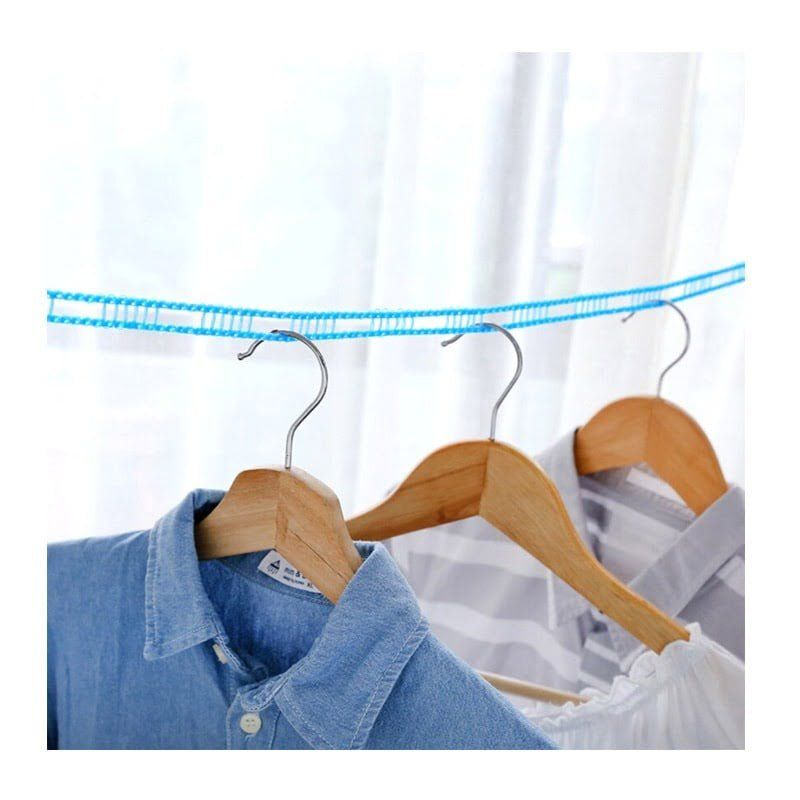 Σχοινί Απλώματος Ρούχων σε Κρεμάστρες 5m - Clothes line hanger stop rope