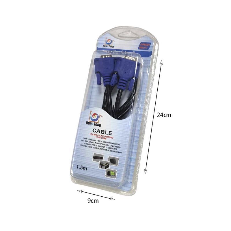 RUN&TENG Καλώδιο VGA αρσενικό-θηλυκό - VGA cable male-female 1.5 MT 550BB