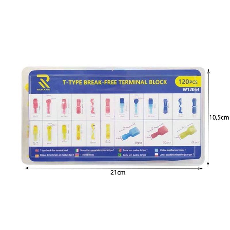 Rchang T-tap σύνδεσμοι καλωδίων 120τεμ. W12064 - Rchang T-tap wire connectors