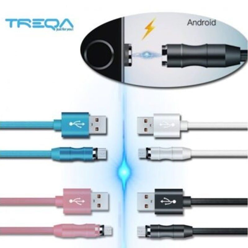 TREQA CA-8231 καλώδιο USB micro USB 3.0A 1m - USB cable