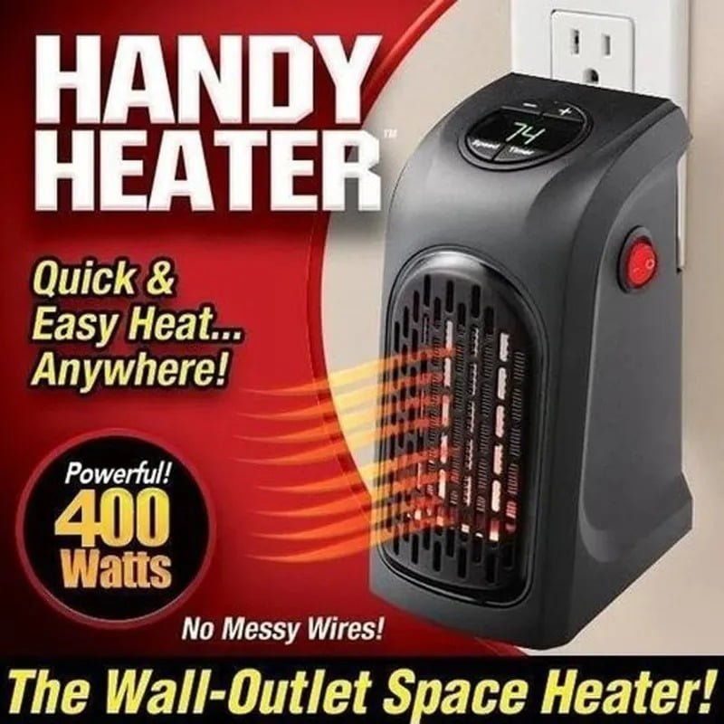 Φορητό αερόθερμο πρίζας 400W  - Handy heater