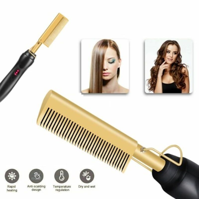Ηλεκτρική Χτένα Μαλλιών και Γενιών - Hair Press Comb