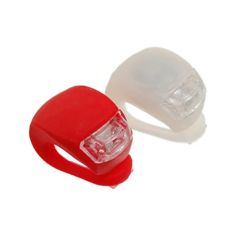 Σετ φώτα ποδηλάτου σιλικόνης HJ008-2 LEDs light set - Bike light set