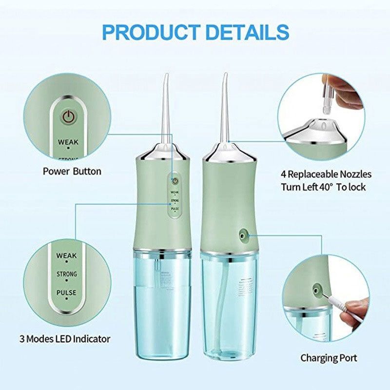 Φορητή Συσκευή Καθαρισμού Δοντιών - Oral Irrigator PPS Pulse