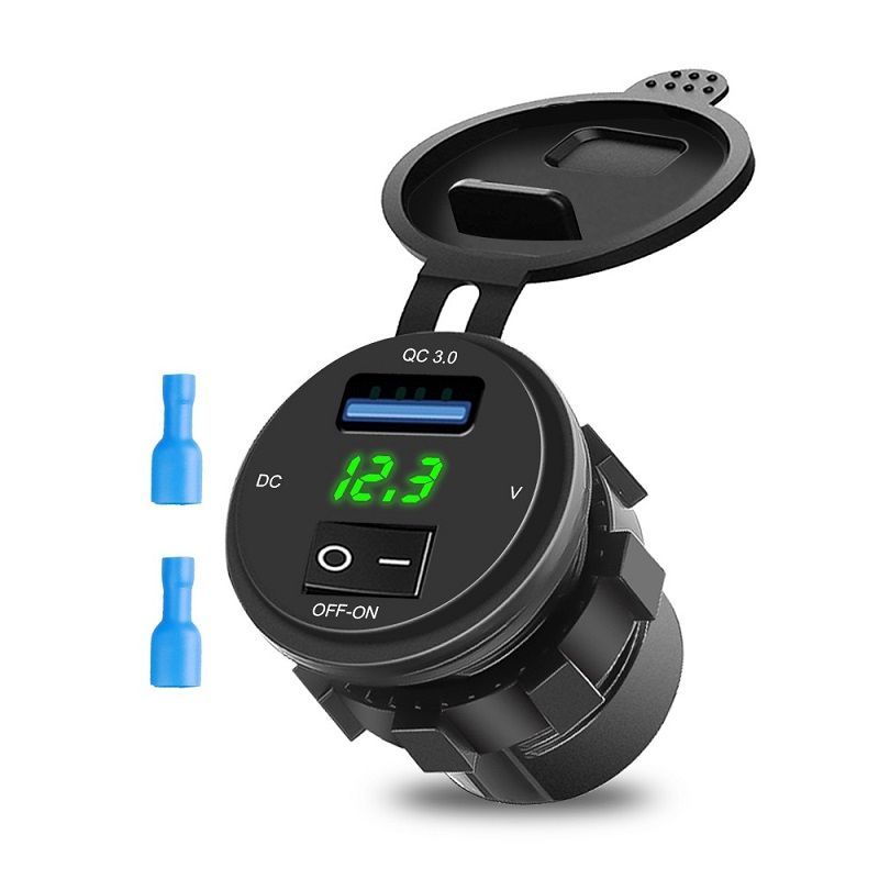 Σταθερή θύρα φόρτισης USB οχημάτων - Quick Charger - 1540405/05 - 150792