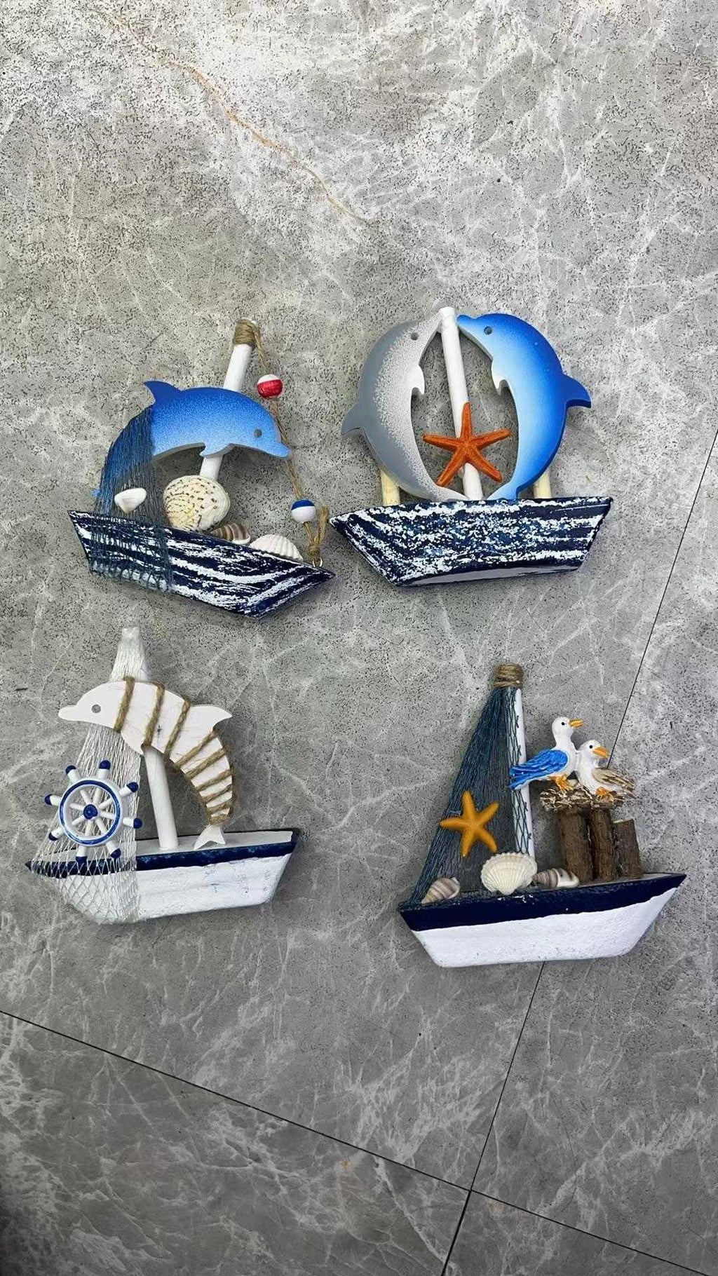 Διακοσμητικό Souvenir Καραβάκι - Σετ 12 τεμάχια - L2025-2 - 125571