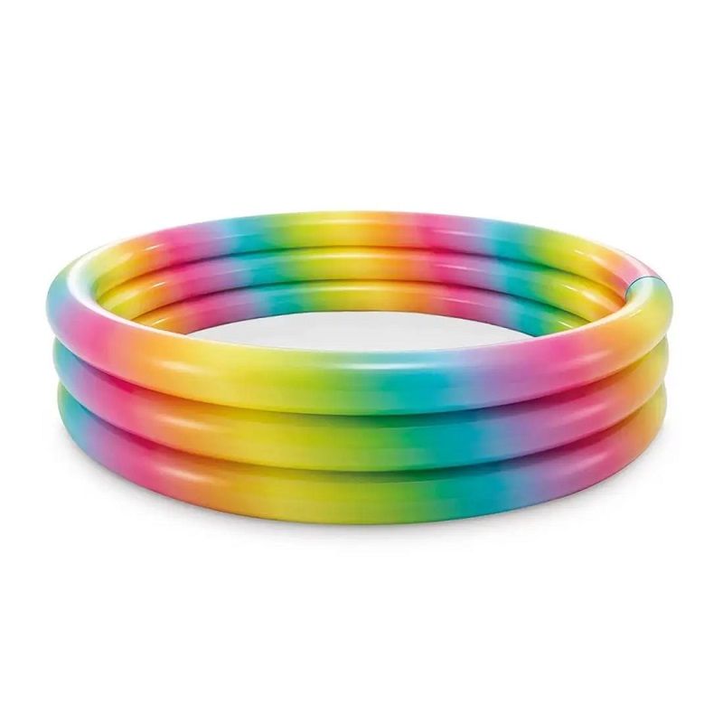 Παιδική φουσκωτή πισίνα - Rainbow - SL-C024 - 110*85*35cm - 151752 - Blue