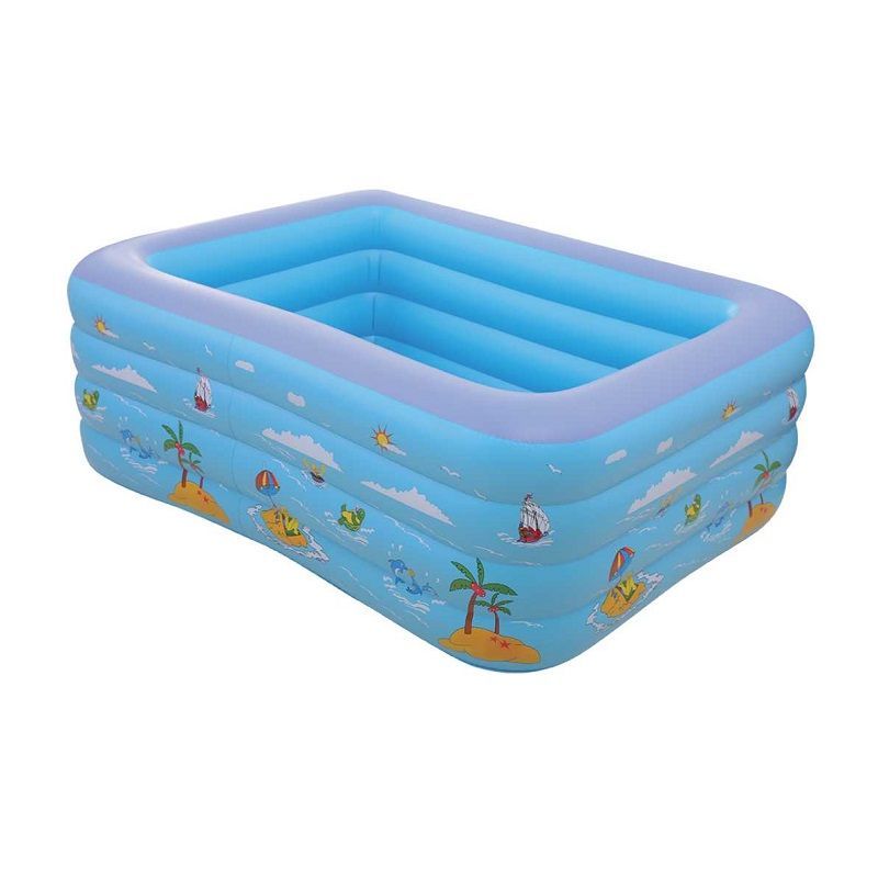 Παιδική φουσκωτή πισίνα - SL-C028 - 180*130*70cm - 151851 - Blue ΕΠΟΧΙΑΚΑ - ΤΟΥΡΙΣΤΙΚΑ - HOBBY>Κυνήγι - παραλία - camping>Στρώματα θαλάσσης