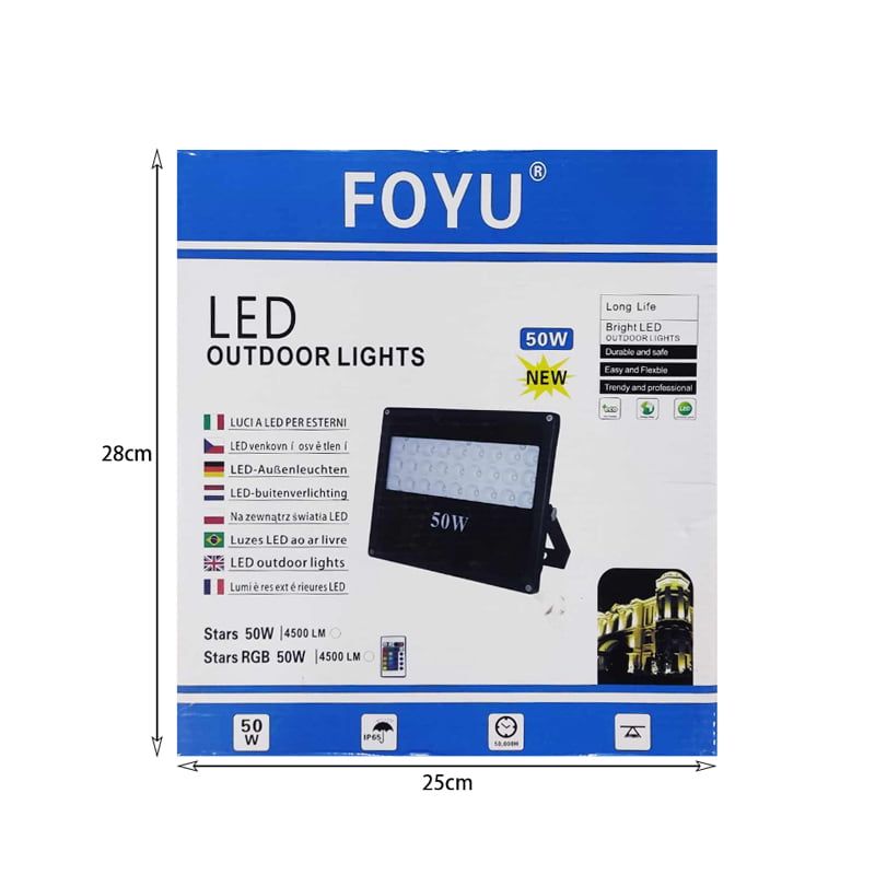 FOYU LED προβολέας 50W - FOYU LED Outdoor lights