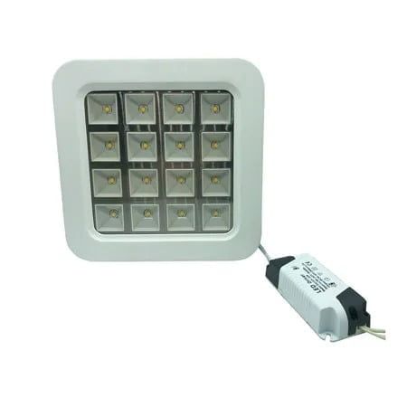 LED φωτιστικό οροφής 9W 220V - LED PANEL LIGHT SQUARE WHITE - Angel shopping