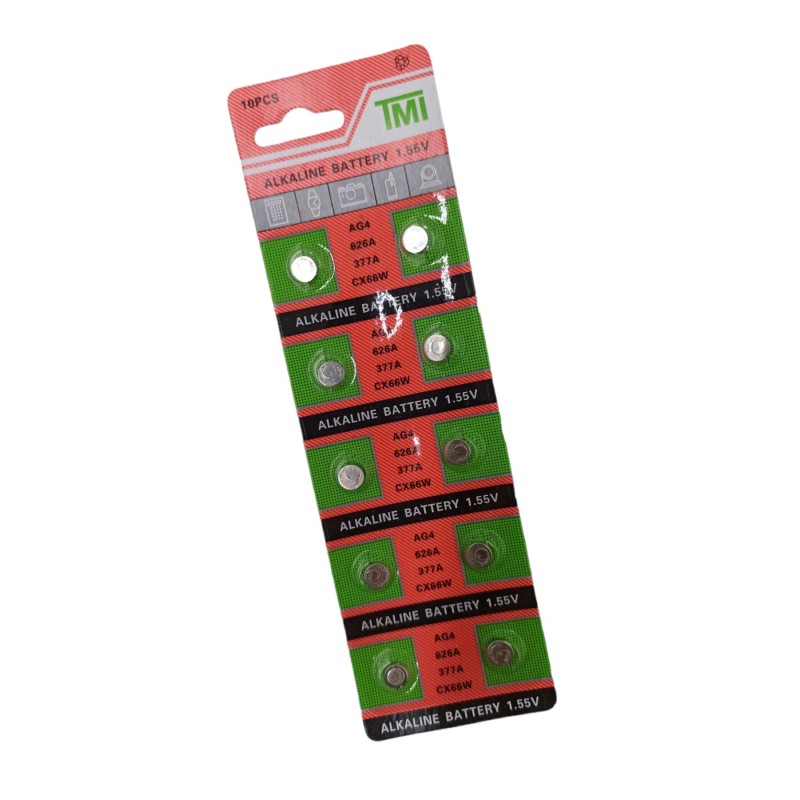 ΑΛΚΑΛΙΚΕΣ ΜΠΑΤΑΡΙΕΣ 1.55V/10TMX AG4