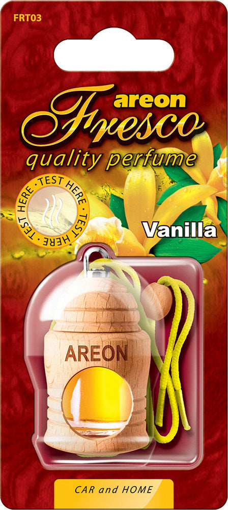 Areon Κρεμαστό Αρωματικό Υγρό Αυτοκινήτου Fresco Vanilla 4ml