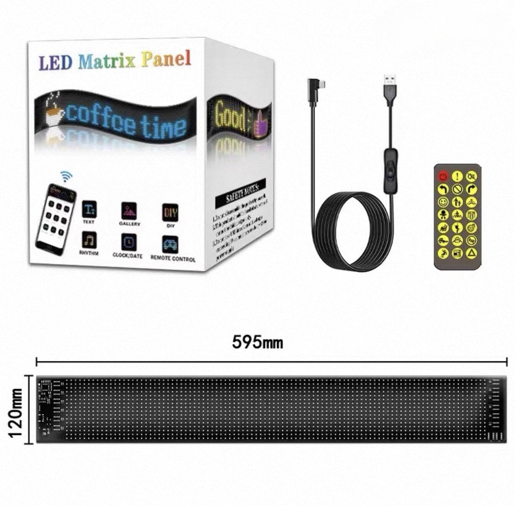 Φωτεινή επιγραφή LED matrix WT-560