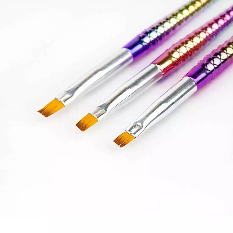 Πινέλα νυχιών για gel acrygel 3 τεμάχια - Nail brush - Angel shopping