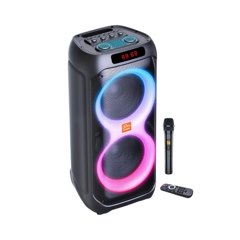 Φορητό ηχείο subwoofer με μικρόφωνο Karaoke - ZQS8280 - 160019 ΕΙΔΗ ΤΕΧΝΟΛΟΓΙΑΣ>Ραδιόφωνα & Ηχεία>Φορητά subwoofer