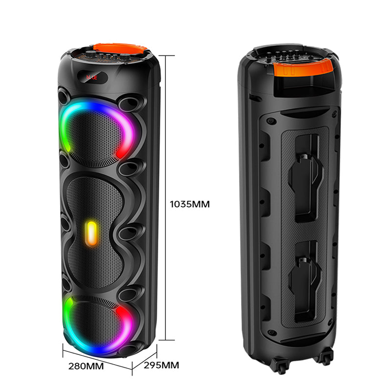 Φορητό ηχείο subwoofer με μικρόφωνο Karaoke - ZQS8280 - 160019 ΕΙΔΗ ΤΕΧΝΟΛΟΓΙΑΣ>Ραδιόφωνα & Ηχεία>Φορητά subwoofer