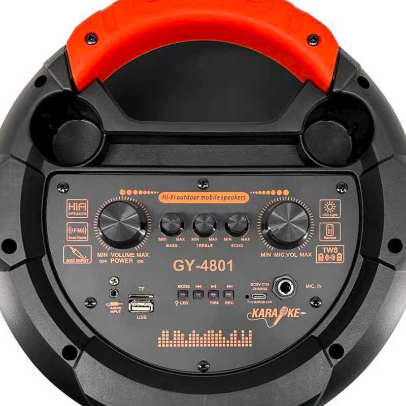 Φορητό ηχείο subwoofer με μικρόφωνο Karaoke - ZQS8280 - 160019 ΕΙΔΗ ΤΕΧΝΟΛΟΓΙΑΣ>Ραδιόφωνα & Ηχεία>Φορητά subwoofer
