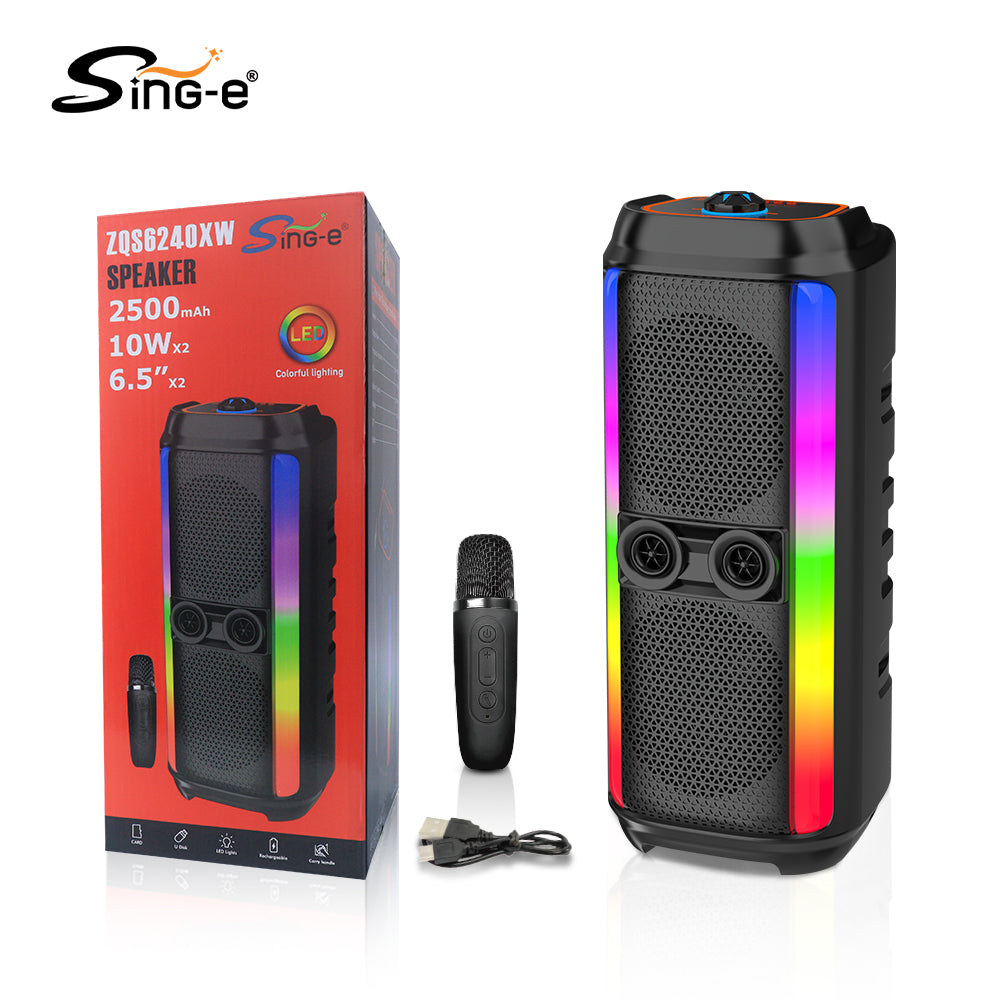 Φορητό ηχείο subwoofer με μικρόφωνο Karaoke - ZQS12215 - 160088 ΕΙΔΗ ΤΕΧΝΟΛΟΓΙΑΣ>Ραδιόφωνα & Ηχεία>Φορητά subwoofer