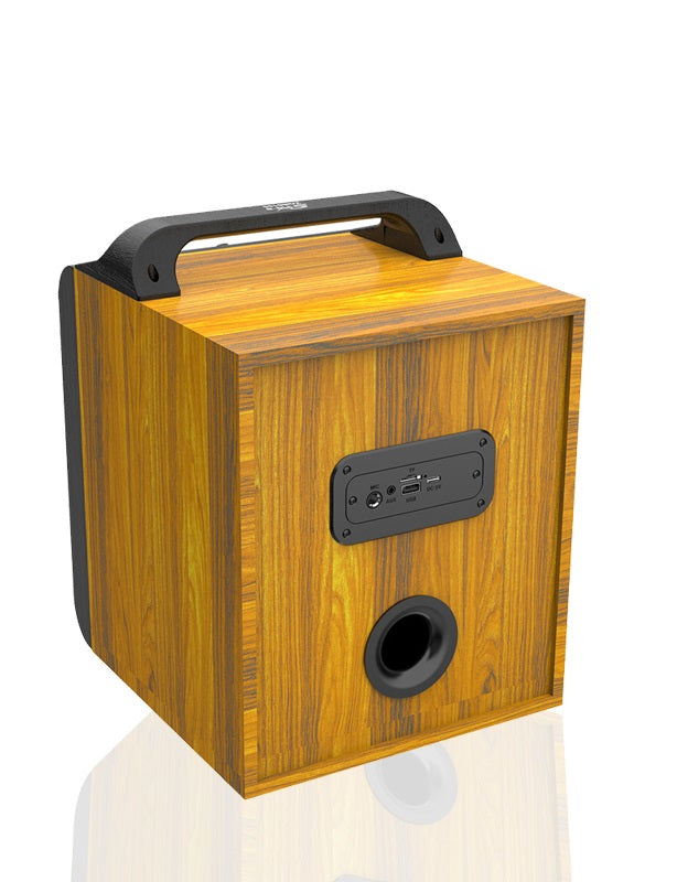 Φορητό ηχείο subwoofer με μικρόφωνο Karaoke - ZQS6155 - 160125 - Brown ΕΙΔΗ ΤΕΧΝΟΛΟΓΙΑΣ>Ραδιόφωνα & Ηχεία>Φορητά subwoofer
