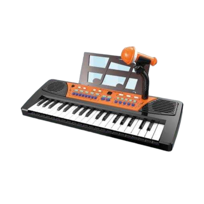 Παιδικό πιάνο με μικρόφωνο - 161266 - Black ΠΑΙΧΝΙΔΙΑ>Μουσικά & εκπαιδευτικά παιχνίδια