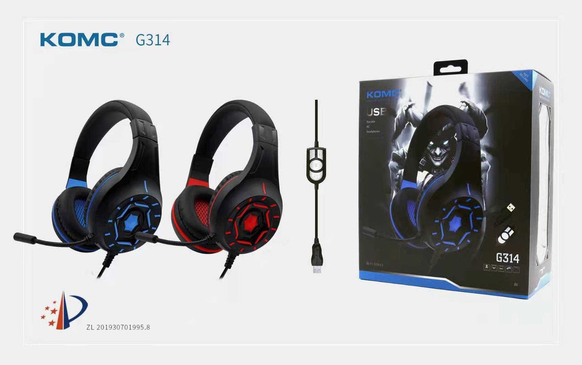Ενσύρματα ακουστικά Gaming - G-314 - KOMC - 302865 - Blue ΕΙΔΗ ΤΕΧΝΟΛΟΓΙΑΣ>Gadgets>Ακουστικά headphones