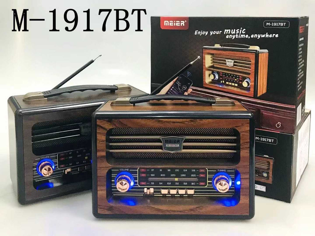 Επαναφορτιζόμενο ραδιόφωνο Retro - M-1917BT - 830036