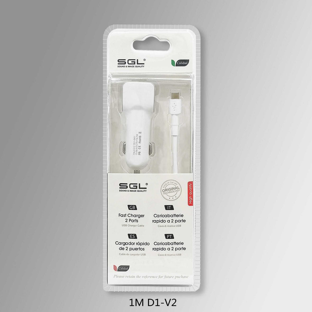 Φορτιστής αυτοκινήτου - TypeC - 1m - D1-V2 - 110213T