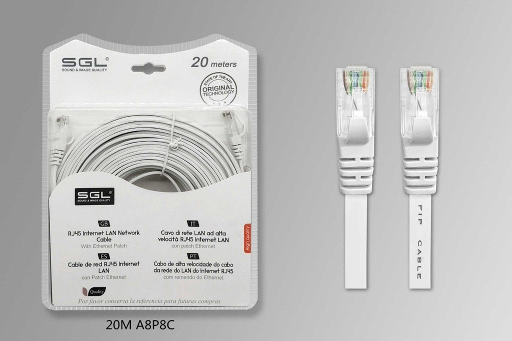 Καλώδιο δικτύου - Ethernet - 20m - A8P8 - 196444