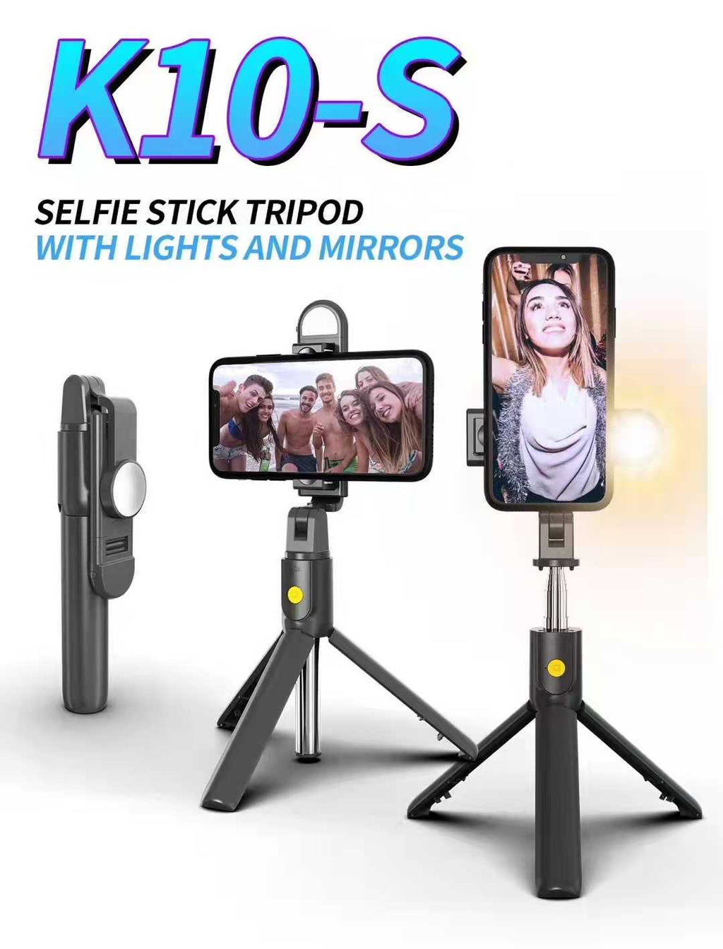 Selfie stick/stand τρίποδο - K10S - 882870