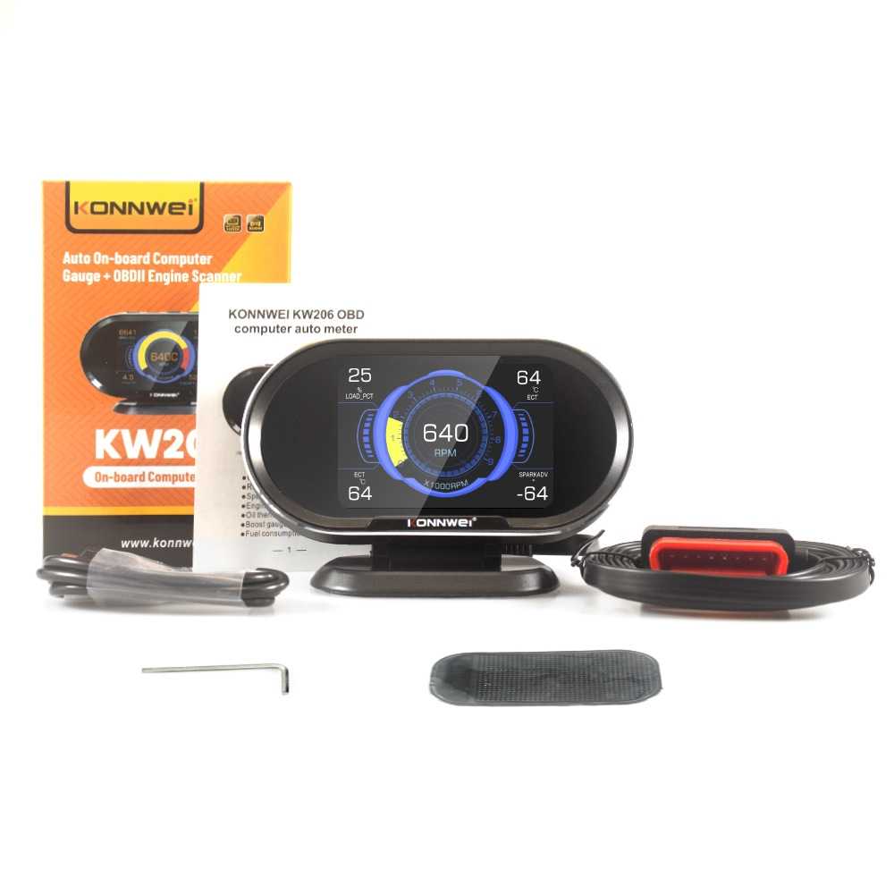 Διαγνωστικό αυτοκινήτου με οθόνη - OBD2 - Konnwei - KW206 - 016508