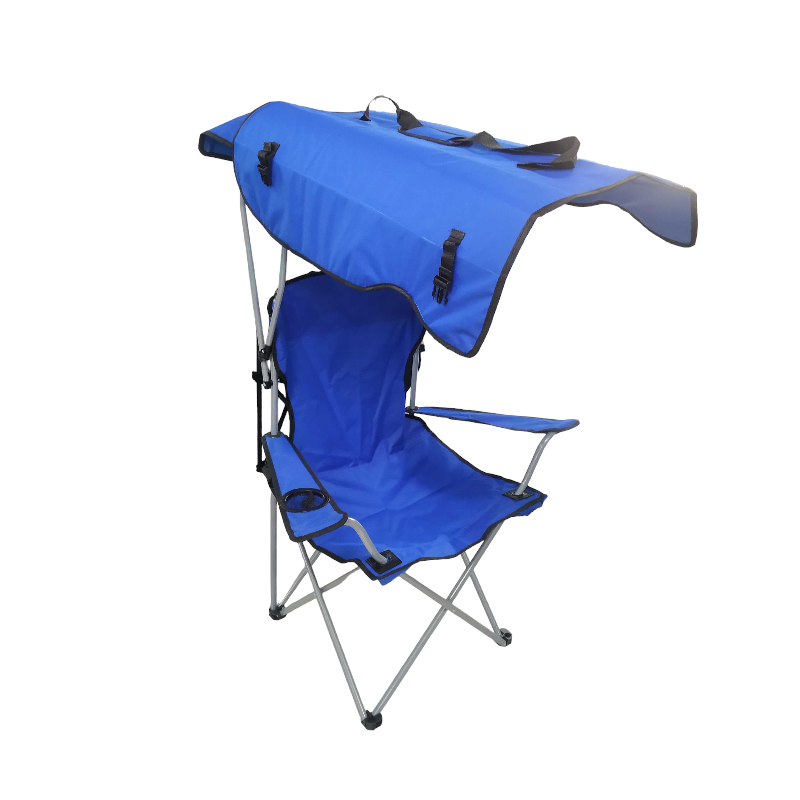 Πτυσσόμενη καρέκλα camping με σκίαστρο - 1053T - 170068 - Blue ΕΠΟΧΙΑΚΑ - ΤΟΥΡΙΣΤΙΚΑ - HOBBY>Κυνήγι - παραλία - camping>Καρέκλες παραλίας - camping