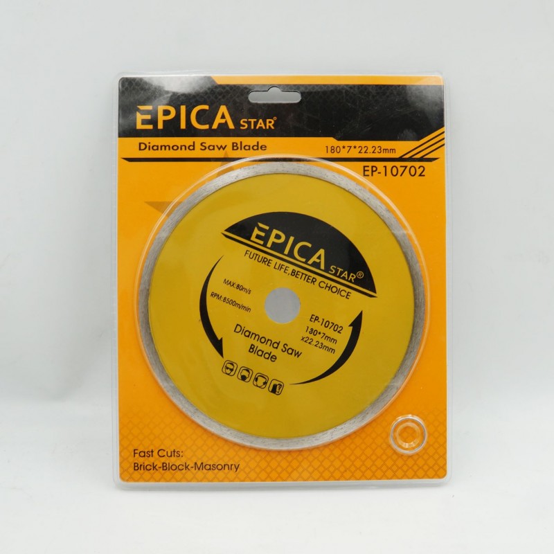 ΠΡΙΟΝΟΛΑΜΑ ΔΙΑΜΑΝΤΕ 180*7*22.23mm EPICA STAR EP-10702 ΕΡΓΑΛΕΙΑ > ΔΙΑΦΟΡΑ > ΤΡΟΧΟΙ & ΔΙΣΚΟΙ