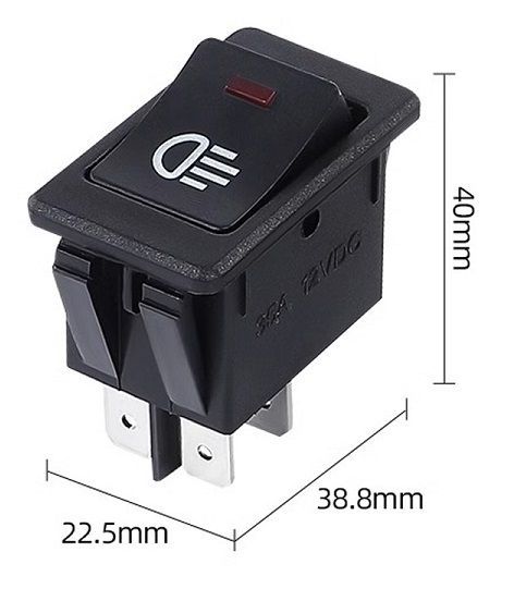 Διακόπτης φώτων ομίχλης οχημάτων On/Off - R-F13601-24-1U - 180927