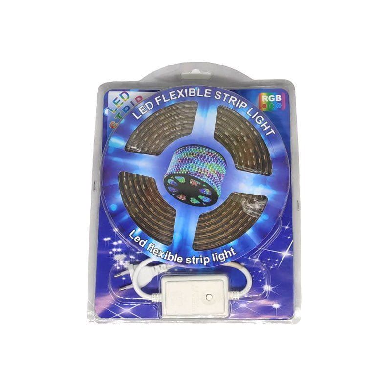 LED ταινία-strip εύκαμπτη RGB 5m - Flexible strip light - Angel shopping