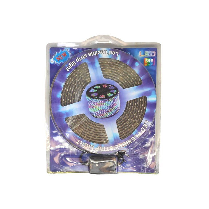 LED ταινία-strip εύκαμπτη RGB 5m - Flexible strip light - Angel shopping