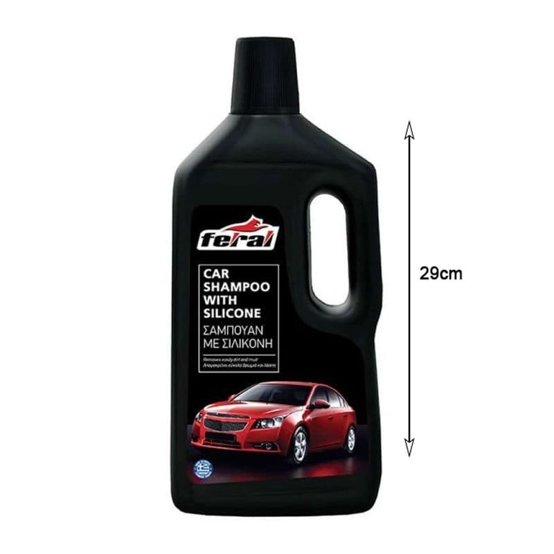 Σαμπουάν Αυτοκινήτου Με Σιλικόνη Feral 1000ML - Car Sampoo With Silicone