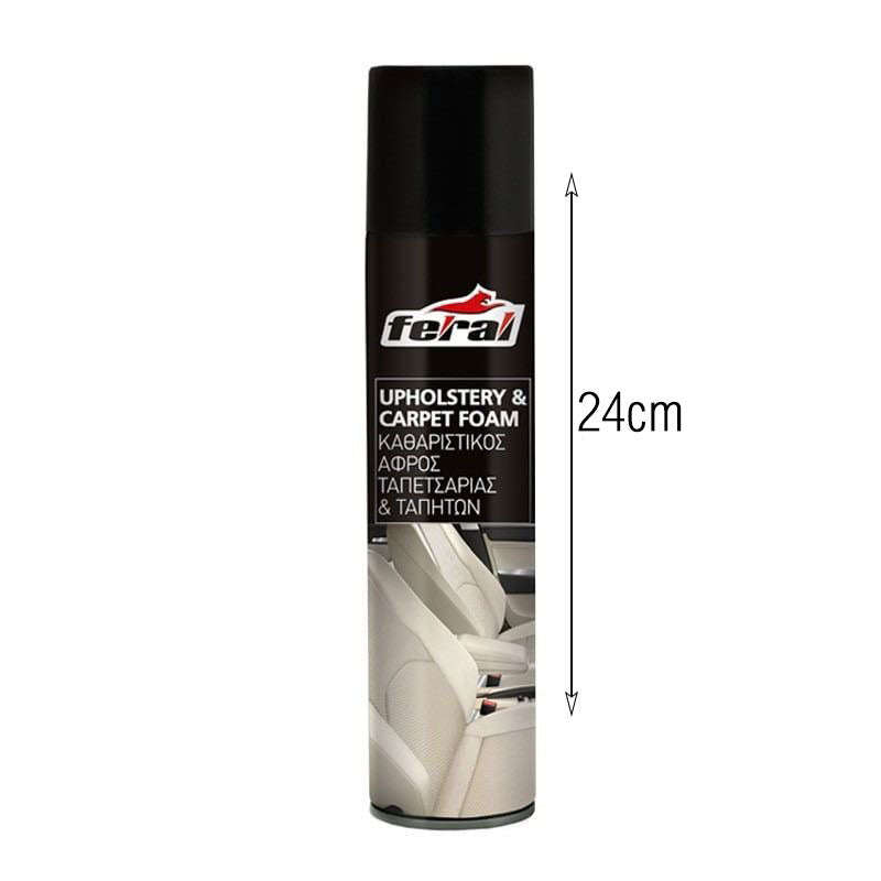 Καθαριστικός Αφρός Ταπετσαρίας Feral 500ML - Upholstery & Carpet Foam