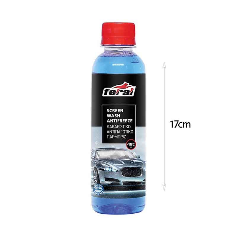 Feral Καθαριστικό Και Αντιπαγωτικό Παρμπρίζ -18°C 250ml- Screen Wash Antifreeze