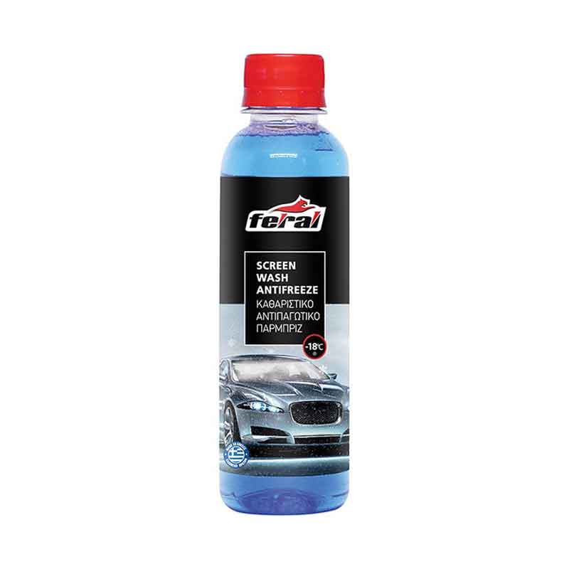 Feral Καθαριστικό Και Αντιπαγωτικό Παρμπρίζ -18°C 250ml- Screen Wash Antifreeze